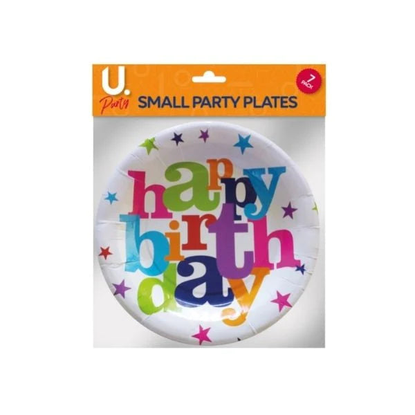 U Party 7 Small Party Plates U Party 7 Small Party Plates